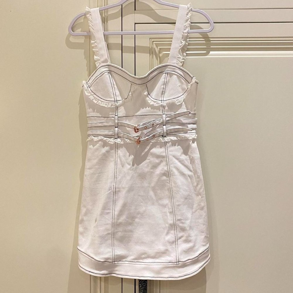 For Love & Lemons Daria Denim Dress